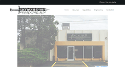 Desktop Screenshot of excaliburmfg.com